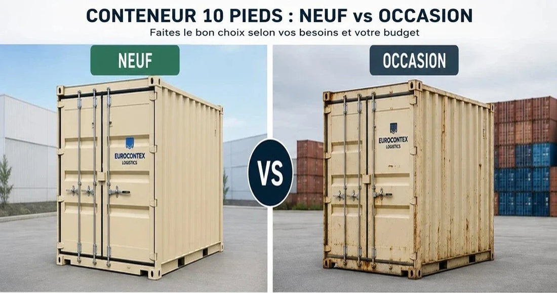 Conteneur neuf ou occasion : lequel choisir pour votre projet ?